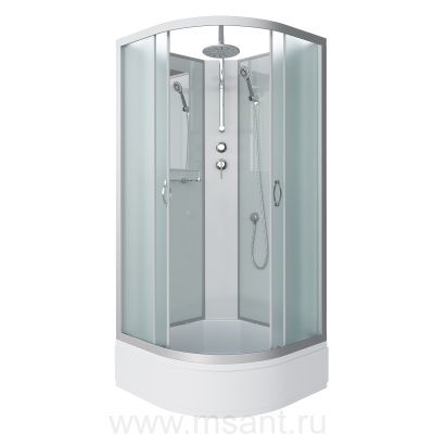 Душевая кабина Niagara Classic NG-3302-14BKT (100х100х210) средний поддон(26см),стекло матовое 