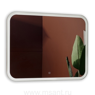 Зеркало AZARIO Стив 915х685, LED-подсветка с диммером, сенсорный выключатель