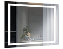 Зеркало AZARIO Alysa 800х600 с подсветкой, сенсорный выключатель с функцией диммера