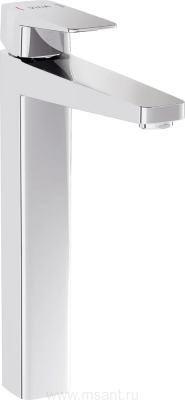 Смеситель для раковины VitrA Root Square A42733EXP хром