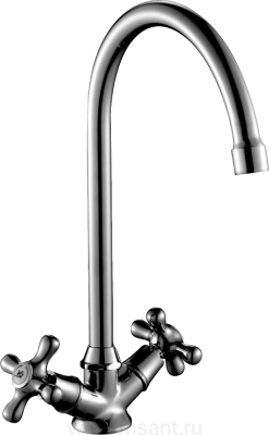 Смеситель Rossinka H H02-72R для кухонной мойки