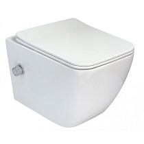 Подвесной Унитаз-Биде LEON-WB (White). Размер: 515x360x395