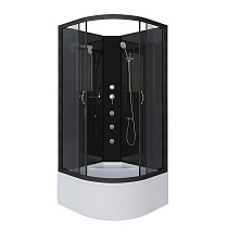 Душевая кабина Niagara Classic NG-6508-14BKG (90х90х200) высокий поддон(40см),черный,стекло тонированное