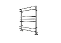 Полотенцесушитель водяной Aquatek Пандора П7 500х600 мм хром