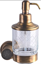 Дозатор Boheme Royal Cristal Bronze подвесной