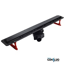 Линейный трап Pestan Confluo Frameless Line 550 Black Matte, нержавеющая сталь, черный матовый (13701319)