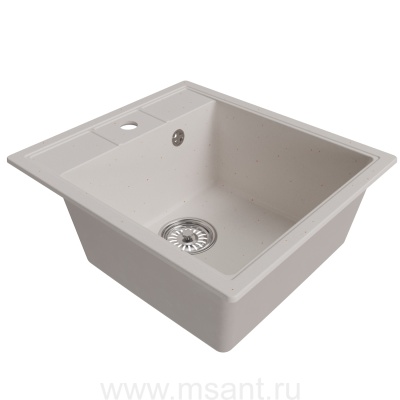 Мойкa MIXLINE ML-GM28 белая (331), 450*500*190мм