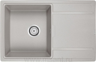 Мойка кухонная Paulmark Flugen PM217850-GR серый