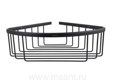 Угловая полка Aquatek, матовый черный AQ4006MB ВЕГА 