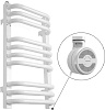Полотенцесушитель электрический Terma Alex 54х50 белый, 300W