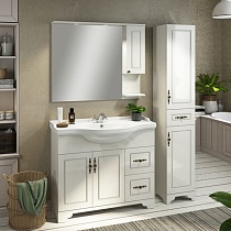 Мебель для ванной Comforty Севилья 100 слоновая кость с раковиной Comforty Т-9315