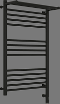 Полотенцесушитель электрический Сунержа Богема 3.0 80х50 с полкой, черный, R