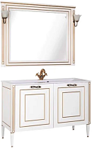 Мебель для ванной Aquanet Паола 120 белая, золото