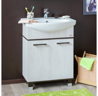 Тумба Sanflor Толедо 75 (В/Сдс) раковина Элеганс 75