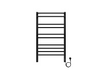 Полотенцесушитель электрический Aquatek Бетта П10 500х900 мм черный муар