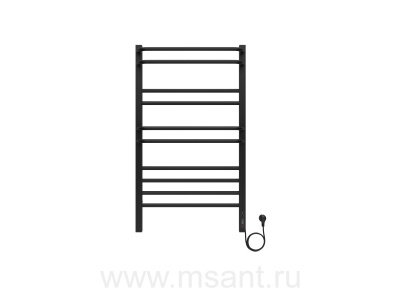 Полотенцесушитель электрический Aquatek Бетта П10 500х900 мм черный муар