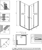 Душевой уголок Radaway EOS KDD B 100x100