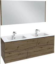 Мебель для ванной Jacob Delafon Sherwood 140 состаренный дуб