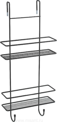 Полка Fixsen FX-740B-2 черная