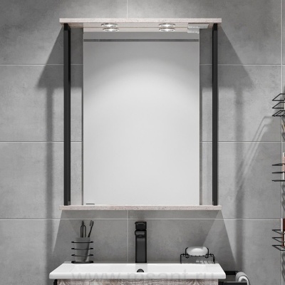 Зеркало Sanflor Бруклин 60 (Бетон п/э)