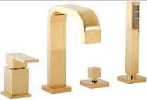 Смеситель Migliore Kvant Gold 25392 на борт ванны