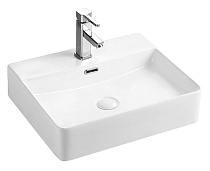 Раковина накладная Azario 500х420х120 прямоугольная, белый