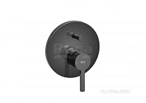 Смеситель Roca Naia для ванны-душа скрытого монтажа, PVD, titanium black 5A0B96CN0