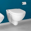 Унитаз подвесной Villeroy & Boch O.Novo 5660HRR1 alpin, безободковый