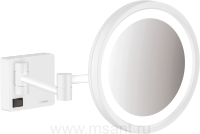 Косметическое зеркало Hansgrohe AddStoris 41790700 матовый белый