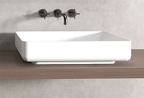 Раковина накладная ABBER Stein AS2629 белая матовая