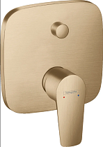 Смеситель Hansgrohe Talis E 71474140 для ванны с душем, шлифованная бронза