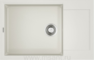 Мойка кухонная Omoikiri Sakaime 78-LB белая