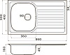 Мойка кухонная Omoikiri Kashiogawa 86