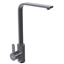 Смеситель для кухни 35к MIXLINE ML-GS14 (342) графит высок. излив