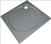 Поддон для душа GuteWetter Deluxe 100x100x4 Q серый