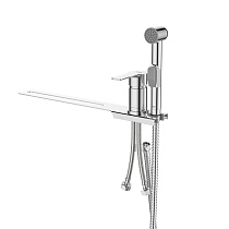 Смеситель с гигиеническим душем с установкой на унитаз, глянцевый хром, Tidy, Milardo, 001SB00M08