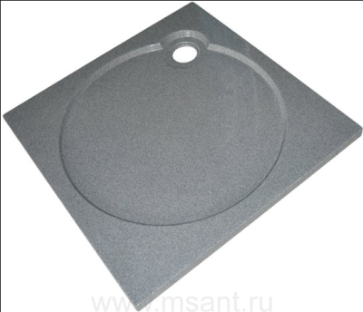 Поддон для душа GuteWetter Deluxe 100x100x4 Q серый