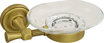 Мыльница Migliore Fortuna подвесная, стекло, бронза