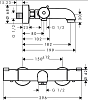 Термостат Hansgrohe Ecostat 1001 CLВМ 13201000 для ванны с душем