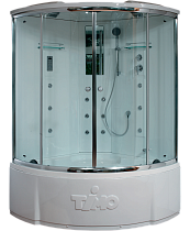 Timo Lux T-7735 Clean Glass душевая кабина 135*135*230, турецкая баня хамам