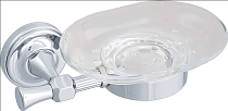 Мыльница Migliore Fortuna подвесная, стекло, хром
