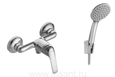 Смеситель Santek Нико для душа, с акссессуарами, хром WH5A20005C001