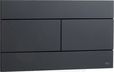 Кнопка смыва OLI Slim 659055 черная