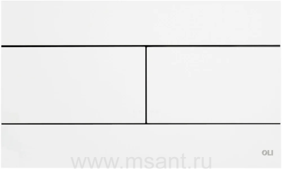 Кнопка смыва OLI Slim 659041 белая