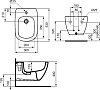 Биде подвесное Ideal Standard Tesi T355201