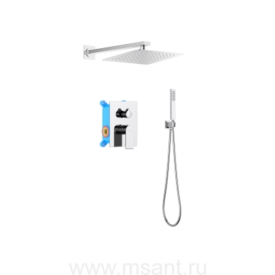 Set 3 в 1 душевой комплект AQUATEK AQ1472CR ЛИРА