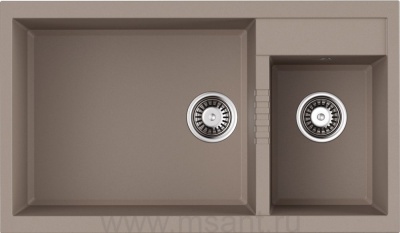 Мойка кухонная Omoikiri Tedori 86-2 бежевая