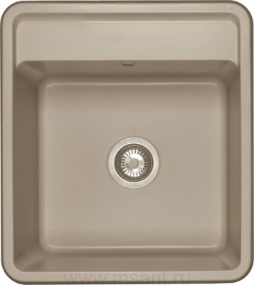 Мойка кухонная AQUATON Беллис 57 серый шелк