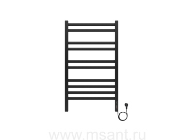 Полотенцесушитель электрический Aquatek Поларис П10 500х900 мм черный муар