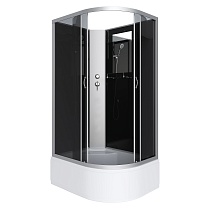 Душевая кабина Niagara Classic NG-2510-14LBK (120х80х200) высокий поддон(40см),стекло тонированное